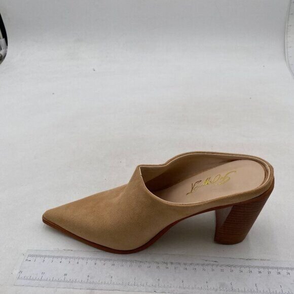Fowt Shoes - Elegant Tan Mules